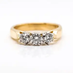 Three Stone Diamond Ring