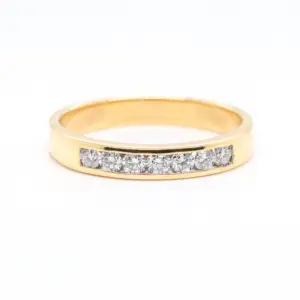 Channel Set Diamond Ring