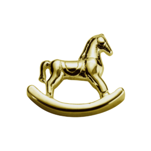 Stow Gold Rocking Horse Charm
