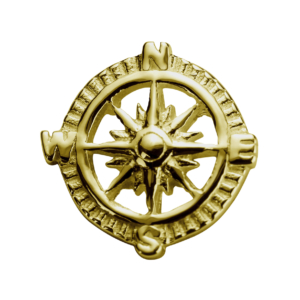 Stow Gold Compass Charm