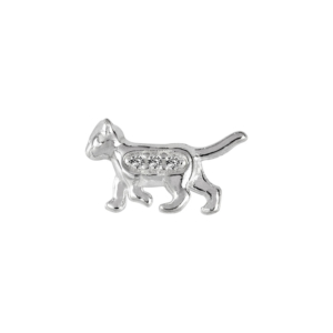 Stow CZ Cat Charm