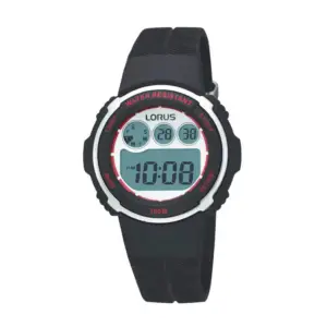 Lorus Black Digital Watch