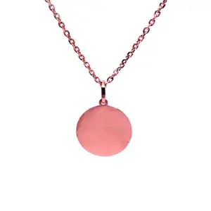 Rose Disc Pendant