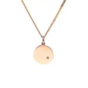 Diamond Disc Pendant