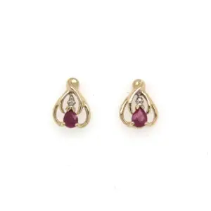 Fancy Pear Shaped Studs