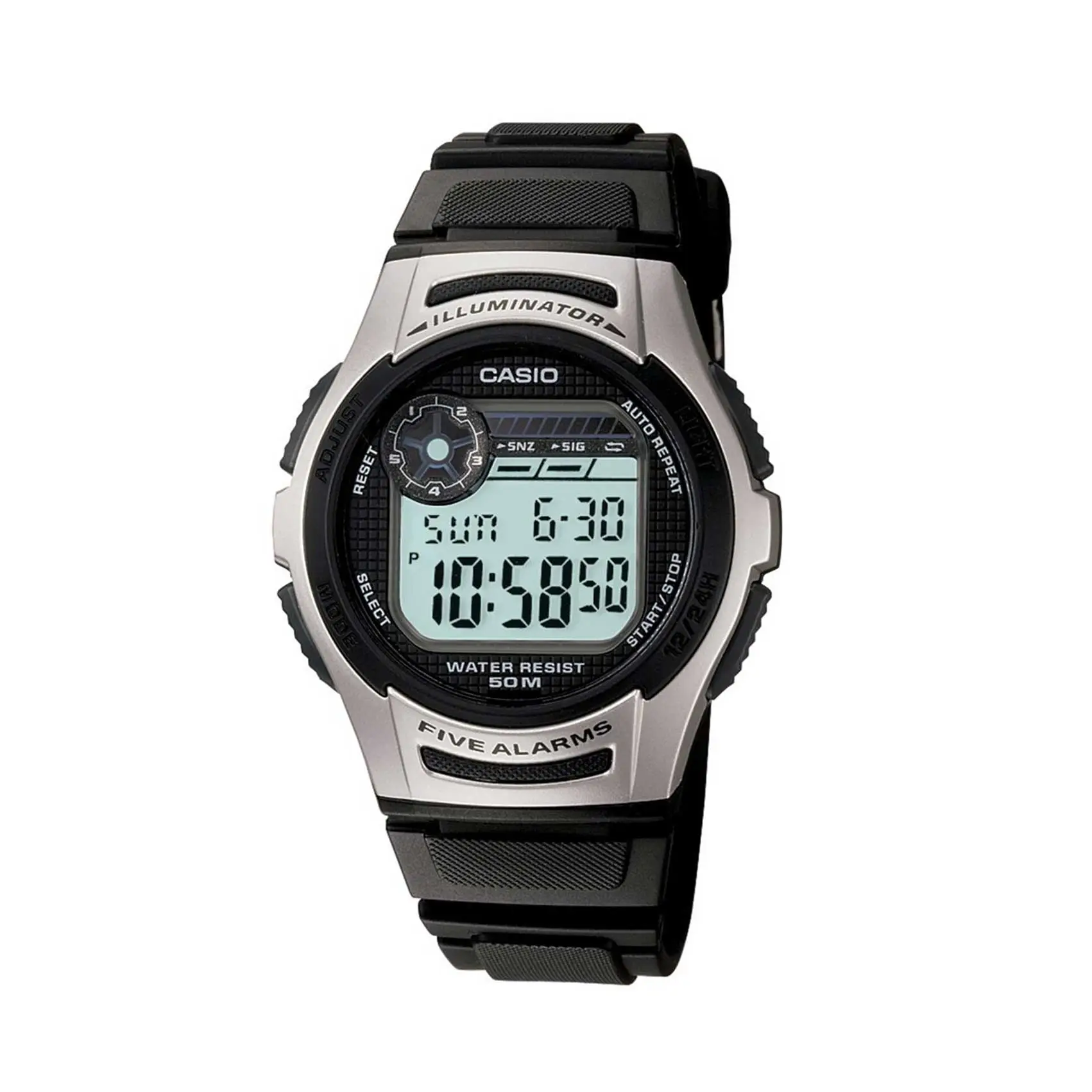 Casio Black & Silver Watch