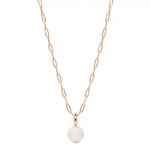 Najo Pearl Rose Necklace