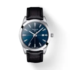 Tissot Blue Leather Dress Watch