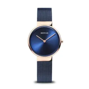 Bering Blue Mesh Watch