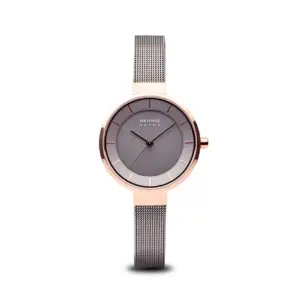 Bering Solar Grey & Rose Watch