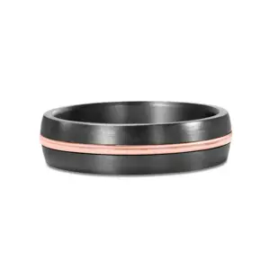 Tantalum & Rose Gold Wedder