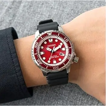 Citizen Promaster Eco-Drive Diver – Red Dial - Image 2