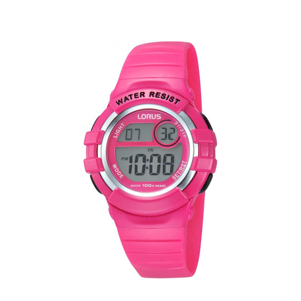 Pink Digit Watch Lorus Pink Digital Watch - Grieve Diamond Jeweller