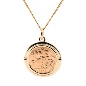 Half Sovereign Pendant