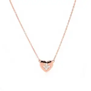 Rose Gold Heart Pendant