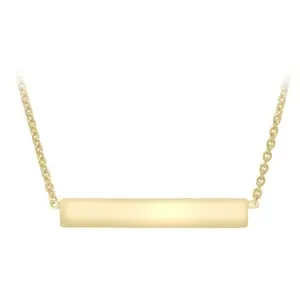 9ct Yellow Gold Bar Pendant