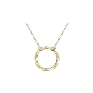 9ct Circle Pendant