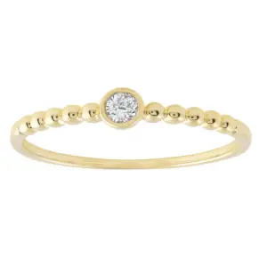 Rubover Bead Stacker Ring