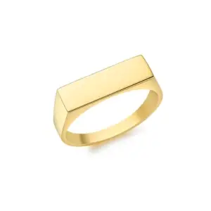 9ct Yellow Gold Square Band