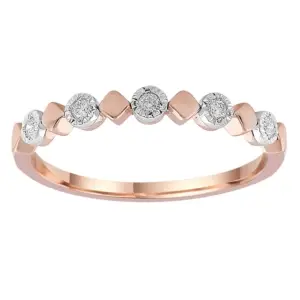 Rose Gold Diamond Stacker