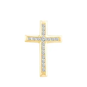 9ct Yellow Gold Cross Necklace