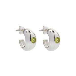 Najo Peridot hoop Earrings
