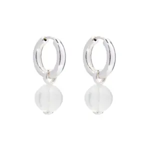 Najo Milky Quartz Hoops