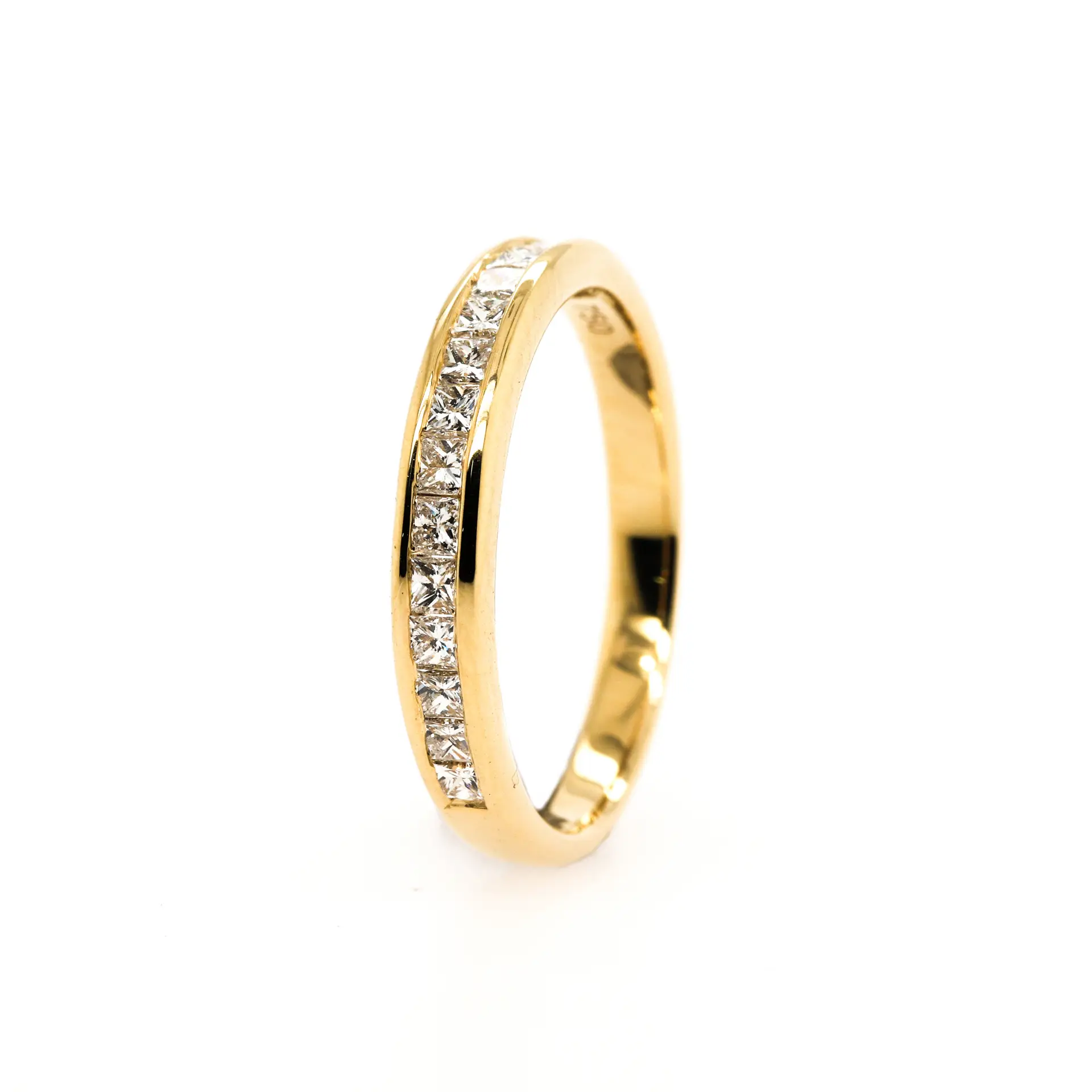 15 Stone Princess Cut Diamond Wedder - Image 2