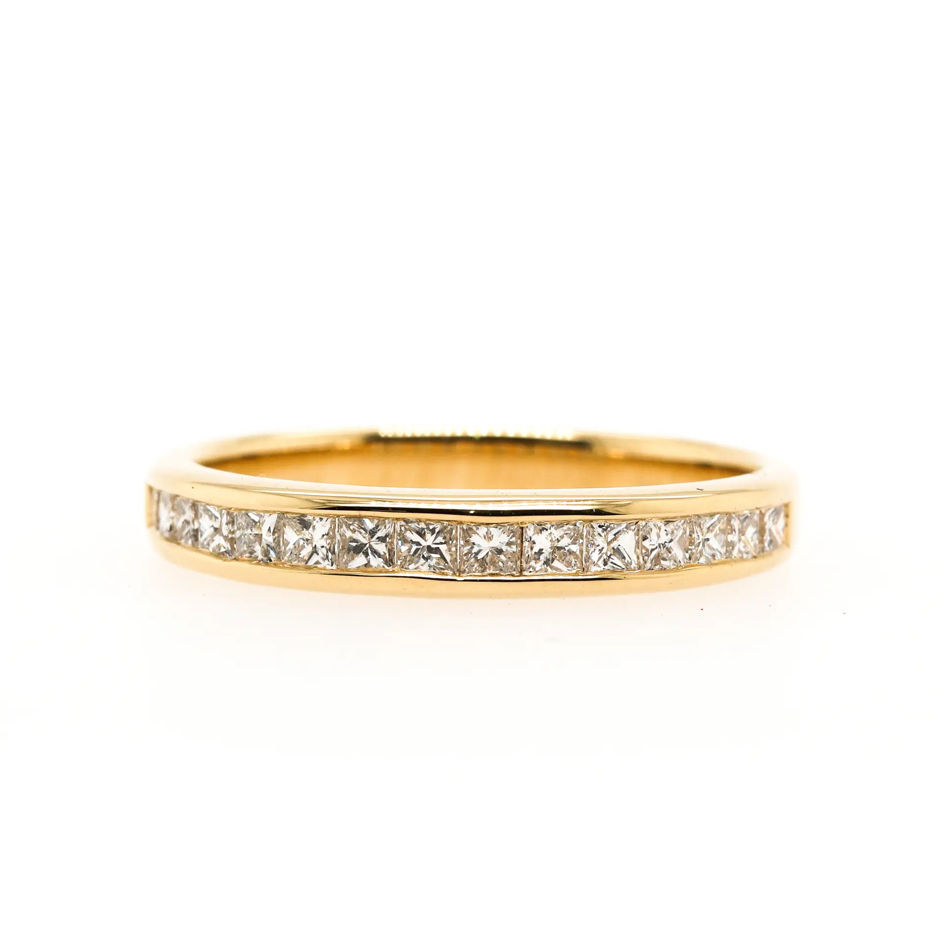 15 Stone Princess Cut Diamond Wedder