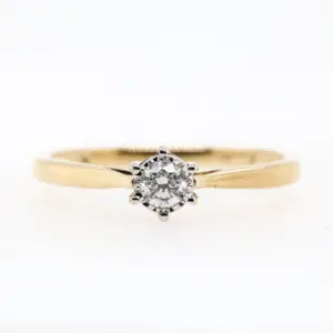 0.15ct Solitaire Diamond Ring