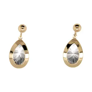 Tear Drop Stud Earrings