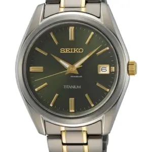 Seiko Men’s Bi-Tone Green Dial SUR377P