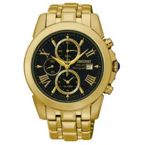 Seiko Mens Gold Watch