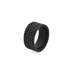 Ion Plated Black Stainless-Steel Ring