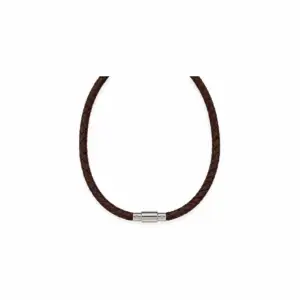 Brown Leather Necklace