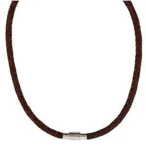 Brown Leather Necklace