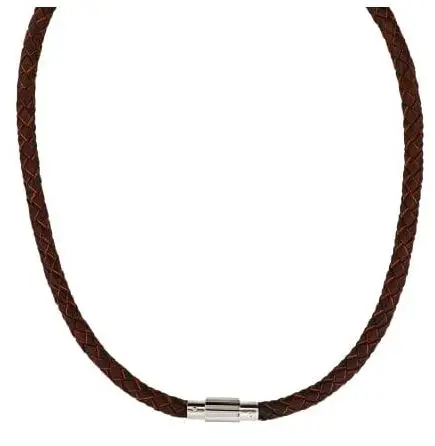 Brown Leather Necklace
