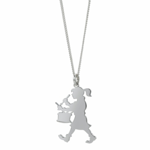 Karen Walker Drummer Girl Pendant