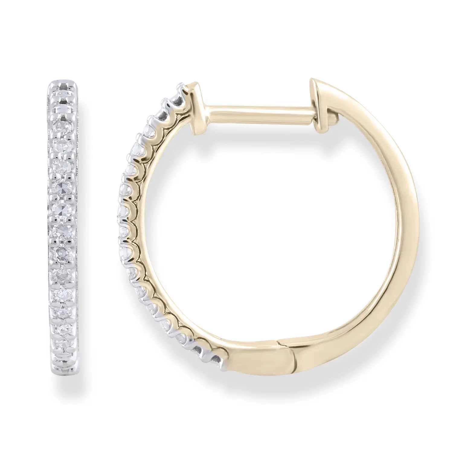 0.10ct Diamond Hoops - Image 3