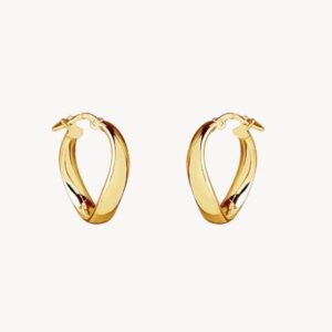 Najo Eddy Yellow Gold Hoop E6119