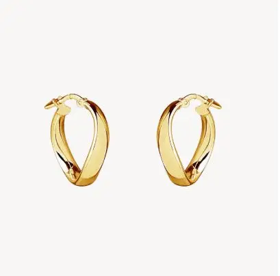Najo Eddy Yellow Gold Hoop E6119