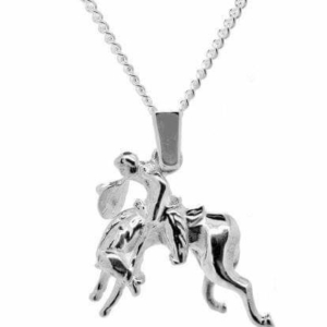 Stirling Silver Bucking Horse & Rider