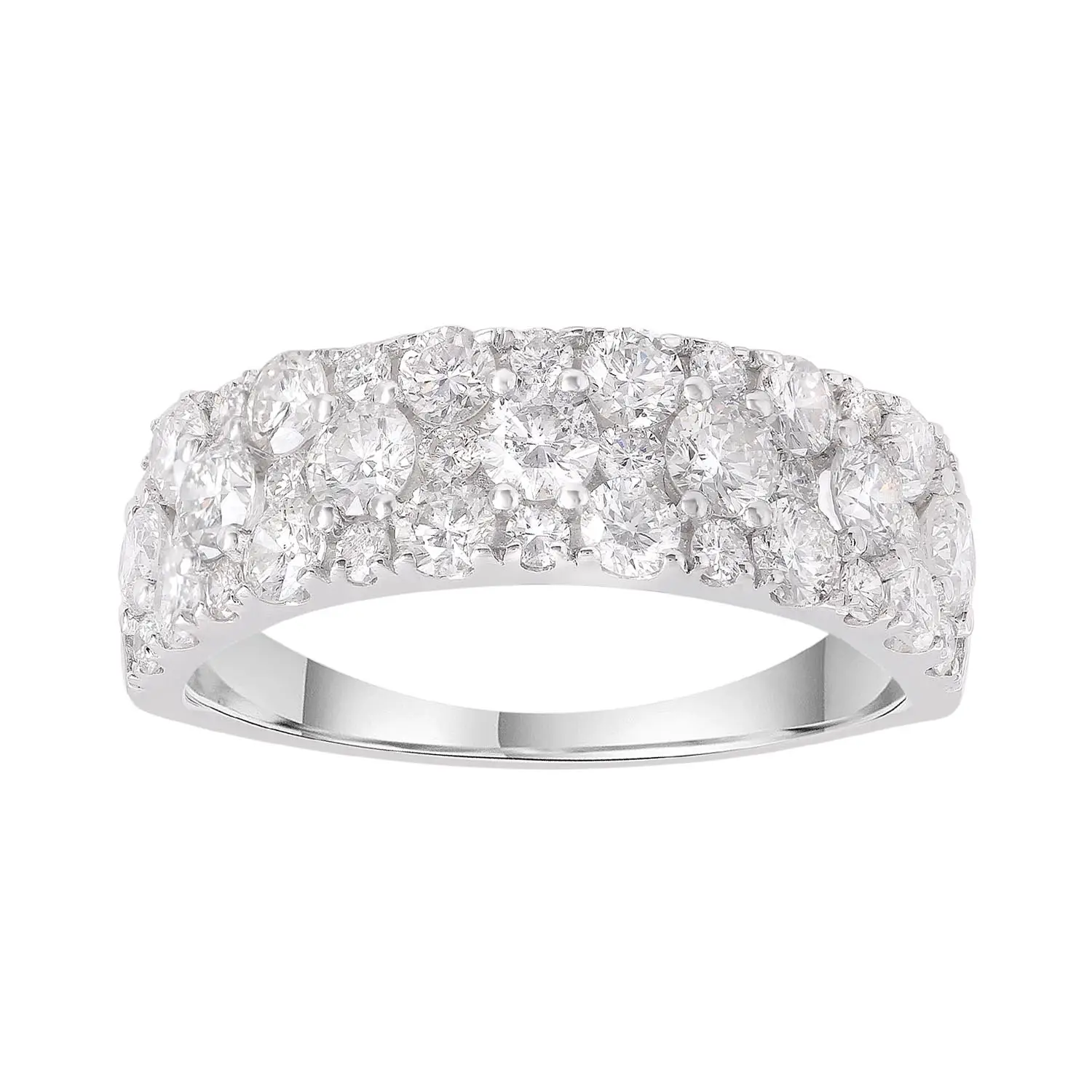 9ct White gold Diamond 2 ct Ring IGR-39181-200-W