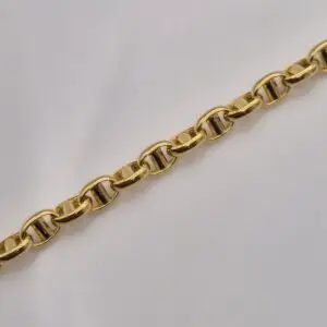 9CY YELLOW GOLD HOLLOW RAMBO BRACELET