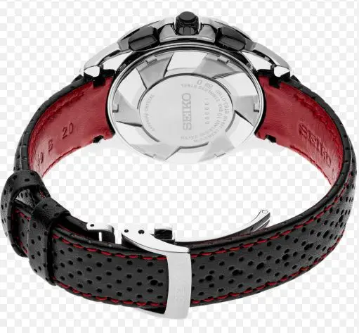 Seiko Gents Stainless-Steel Contura Black Watch SSB437P - Image 2