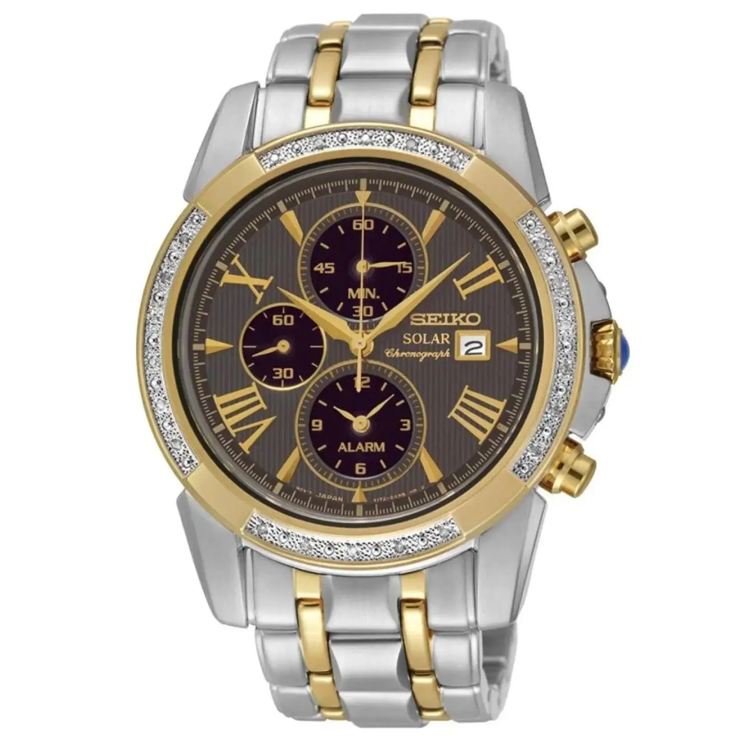 Seiko Le Grand Sport Two-Tone Solar Chronograph SSC312P