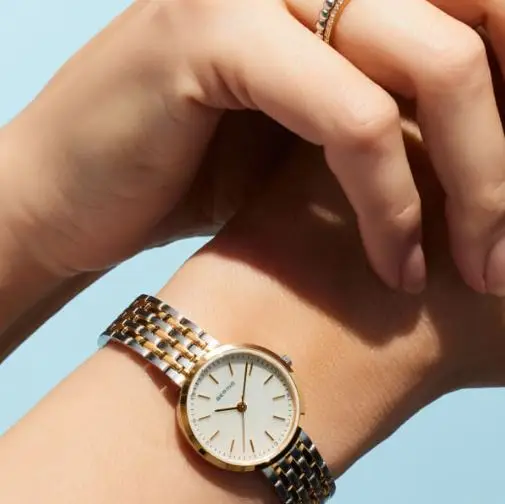 Bering Ladies Weber Mother-of-Pearl Dial Bi-Tone Watch - Image 2