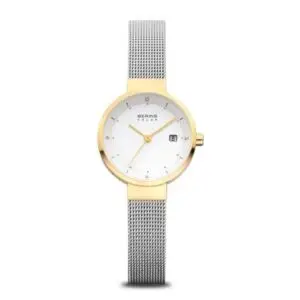 Bering Ladies Yellow Gold Solar Analogue Watch