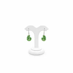 Manaia Greenstone Earrings