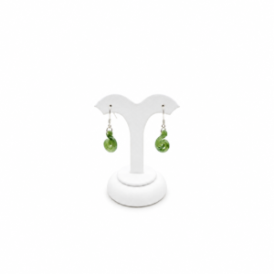 Greenstone Fishhook Earrings